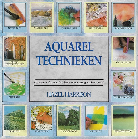 Omslag van Aquareltechnieken, tweedehands boek bij Boekhandel Bloks