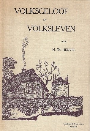 Omslag van Volksgeloof en volksleven, tweedehands boek bij Boekhandel Bloks