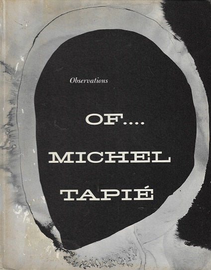 Omslag van Observations of Michel Tapie, tweedehands boek bij Boekhandel Bloks