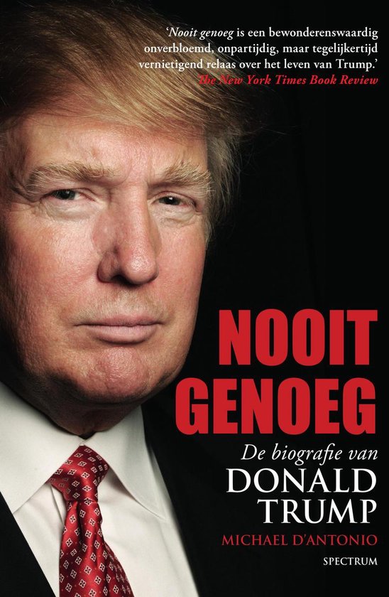 Omslag van Nooit genoeg / de biografie van Donald Trump, tweedehands boek bij Boekhandel Bloks