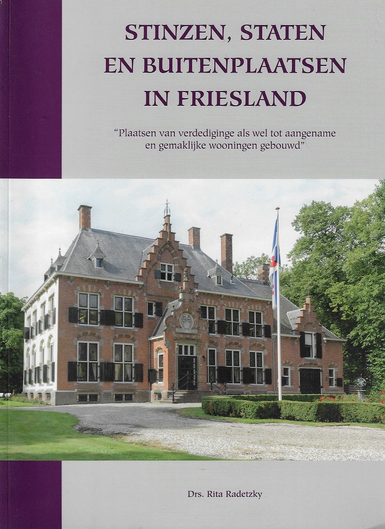 Omslag van Stinzen, staten en buitenplaatsen in Friesland, tweedehands boek bij Boekhandel Bloks