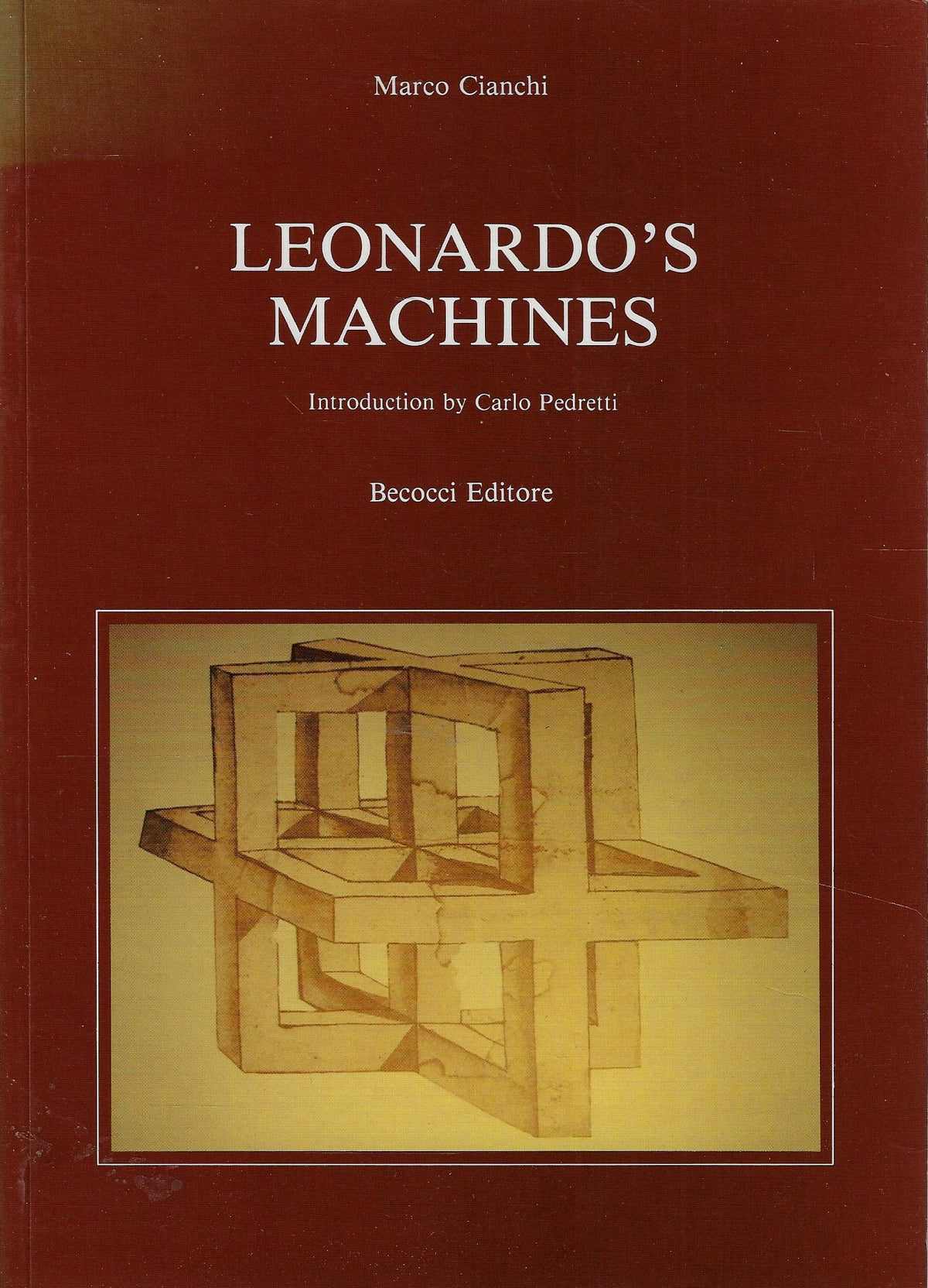 Omslag van Leonardo's machines, tweedehands boek bij Boekhandel Bloks