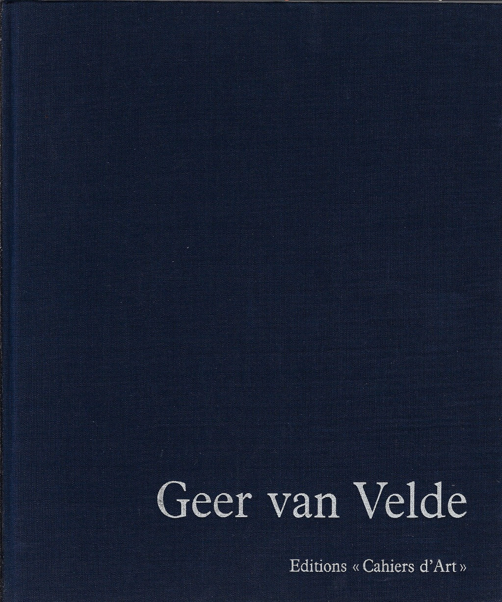 Omslag van Geer van Velde, tweedehands boek bij Boekhandel Bloks