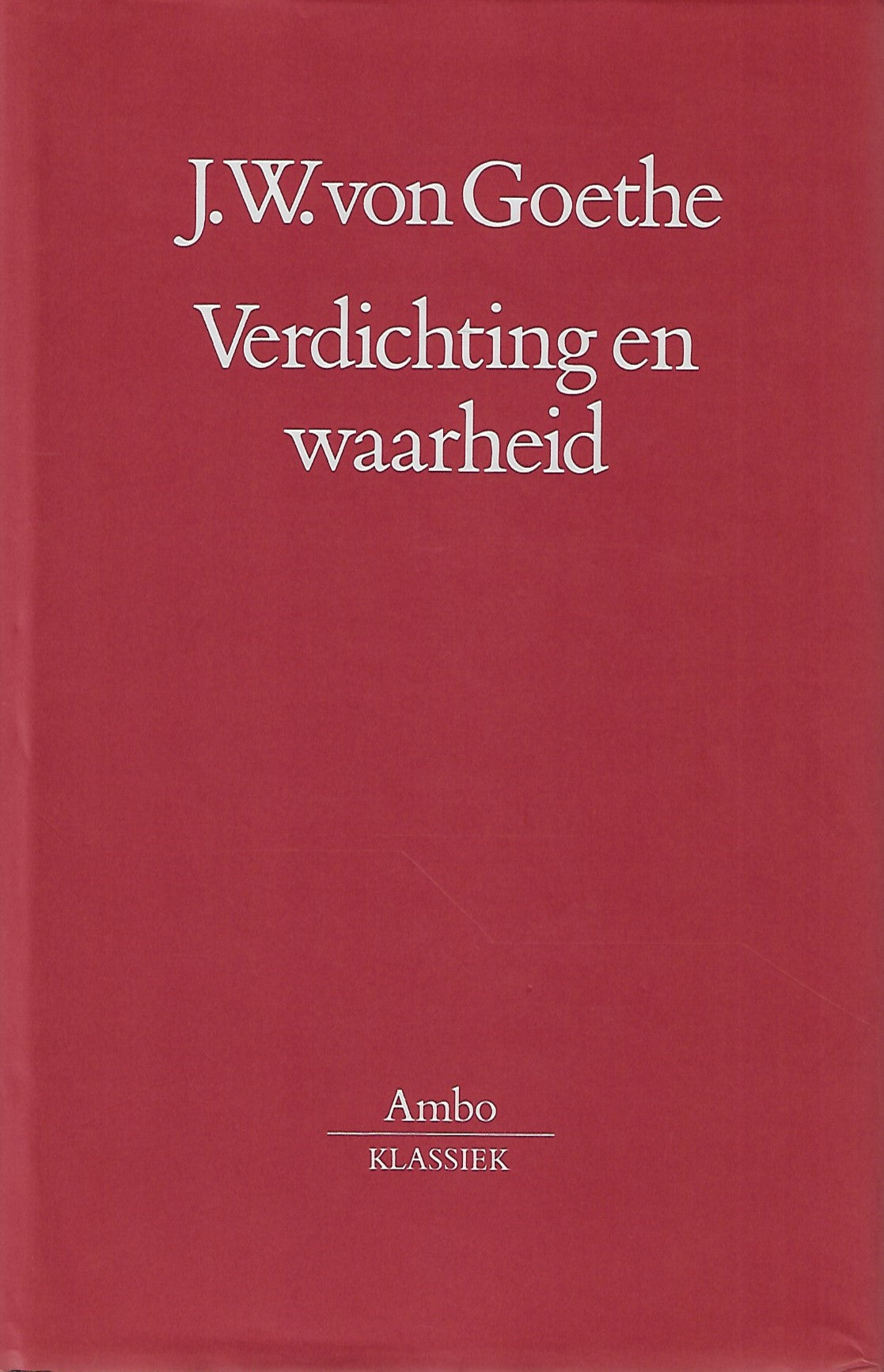 Omslag van Verdichting en waarheid, tweedehands boek bij Boekhandel Bloks