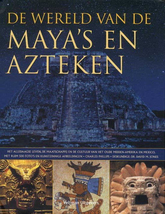 Omslag van De wereld van de Maya's en Azteken, tweedehands boek bij Boekhandel Bloks