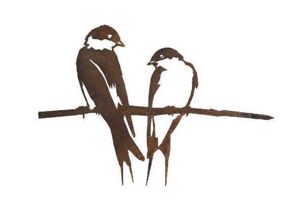 Omslag van Originele metalbirds - Zwaluw duo, tweedehands boek bij Boekhandel Bloks