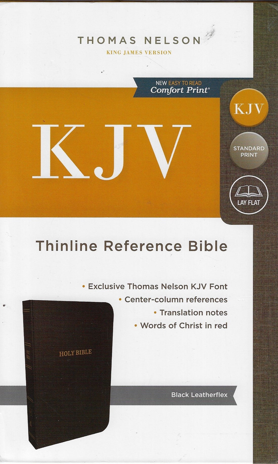 Omslag van Thinline Reference Bible/ Holy Bible, King James Version door Thomas Nelson, tweedehands boek bij Boekhandel Bloks
