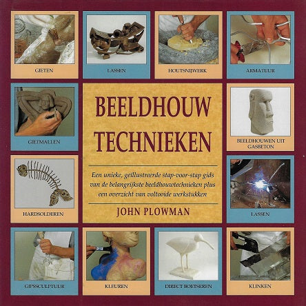 Omslag van Beeldhouw technieken, tweedehands boek bij Boekhandel Bloks