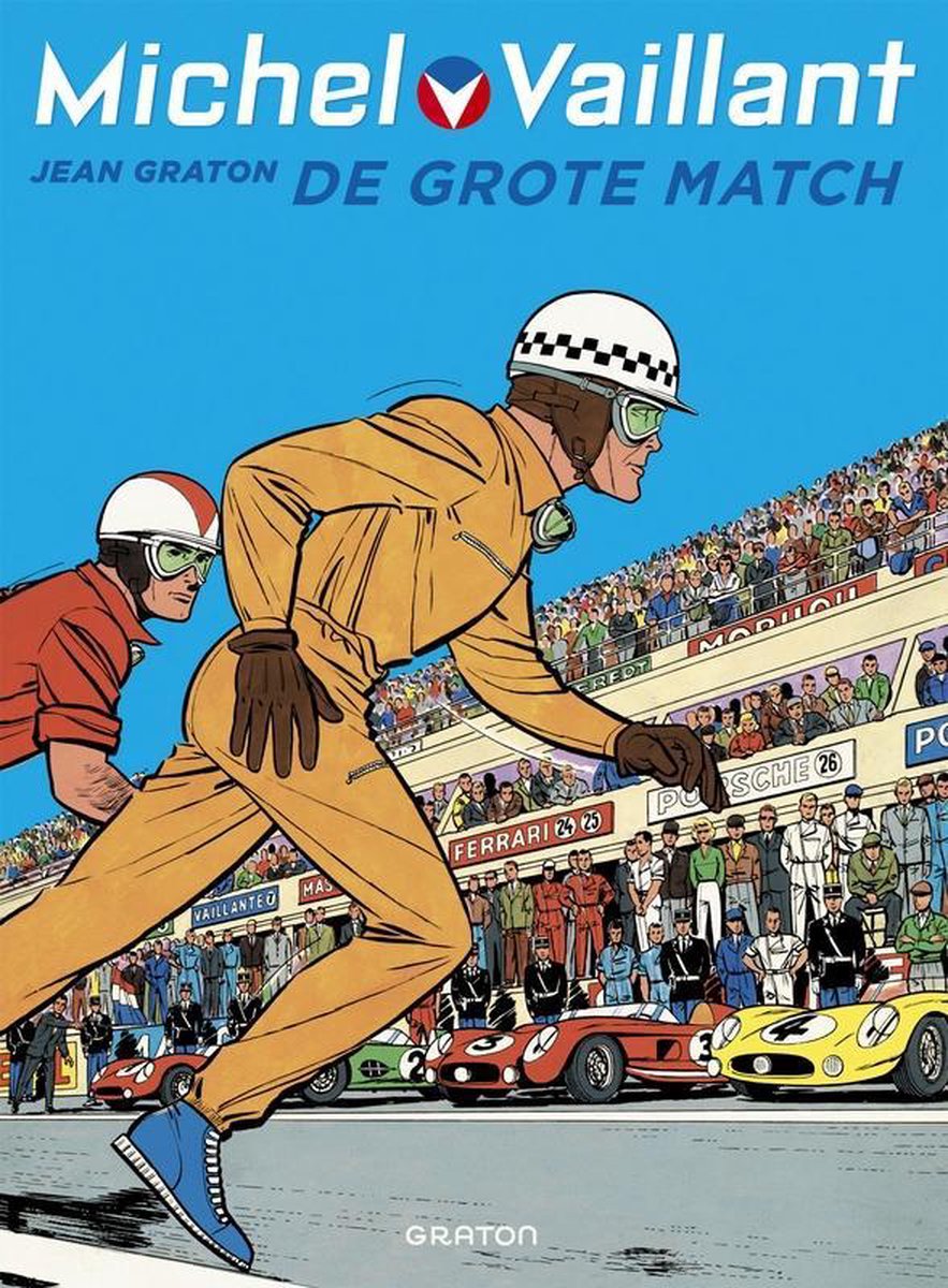 Omslag van Michel Vaillant / De grote match, tweedehands boek bij Boekhandel Bloks
