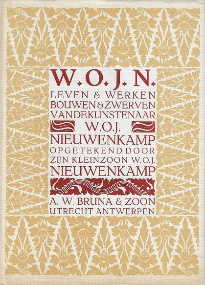 Omslag van W.o.j. nieuwenkamp zyn leven en werken, tweedehands boek bij Boekhandel Bloks