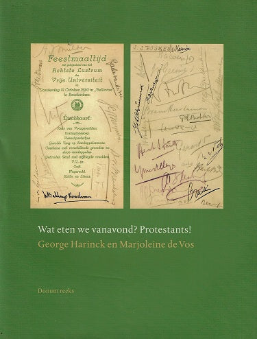 Omslag van Wat eten we vanavond? Protestants!, tweedehands boek bij Boekhandel Bloks