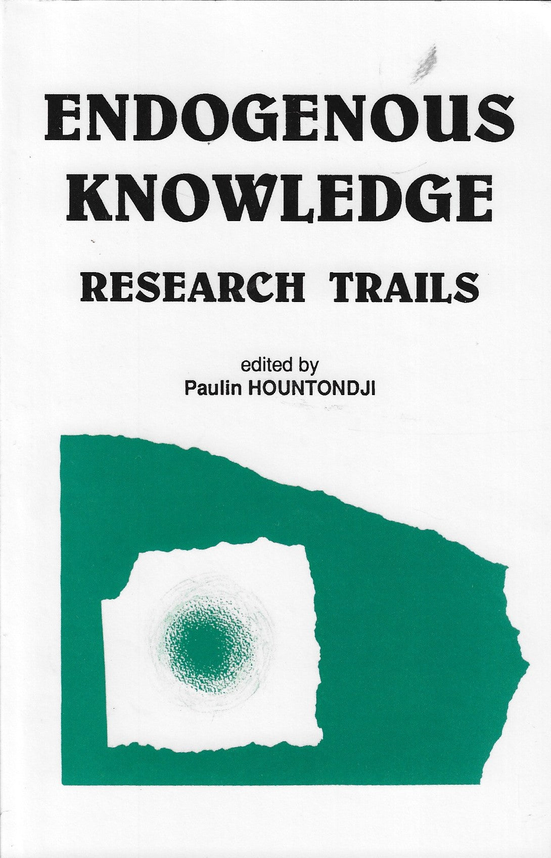 Omslag van Endogenous Knowledge: Research Trails, tweedehands boek bij Boekhandel Bloks