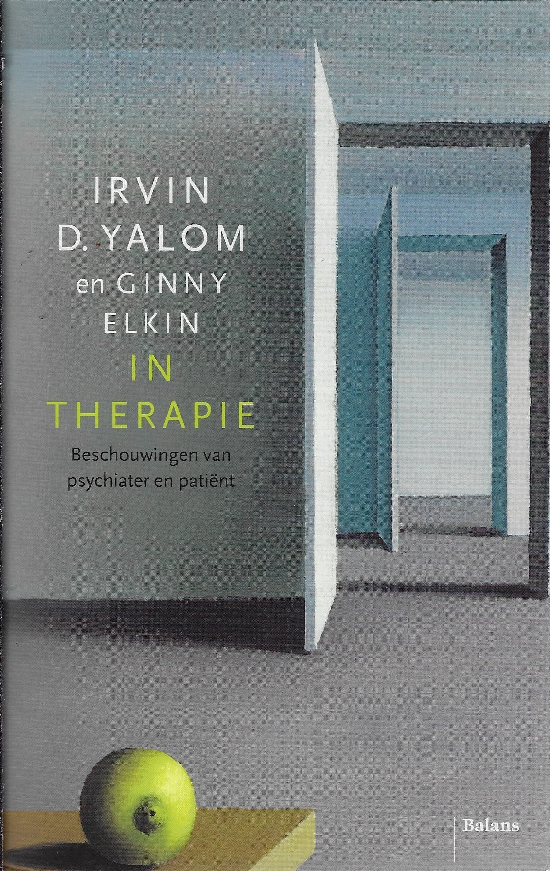 Omslag van In therapie / beschouwingen van psychiater en patient, tweedehands boek bij Boekhandel Bloks
