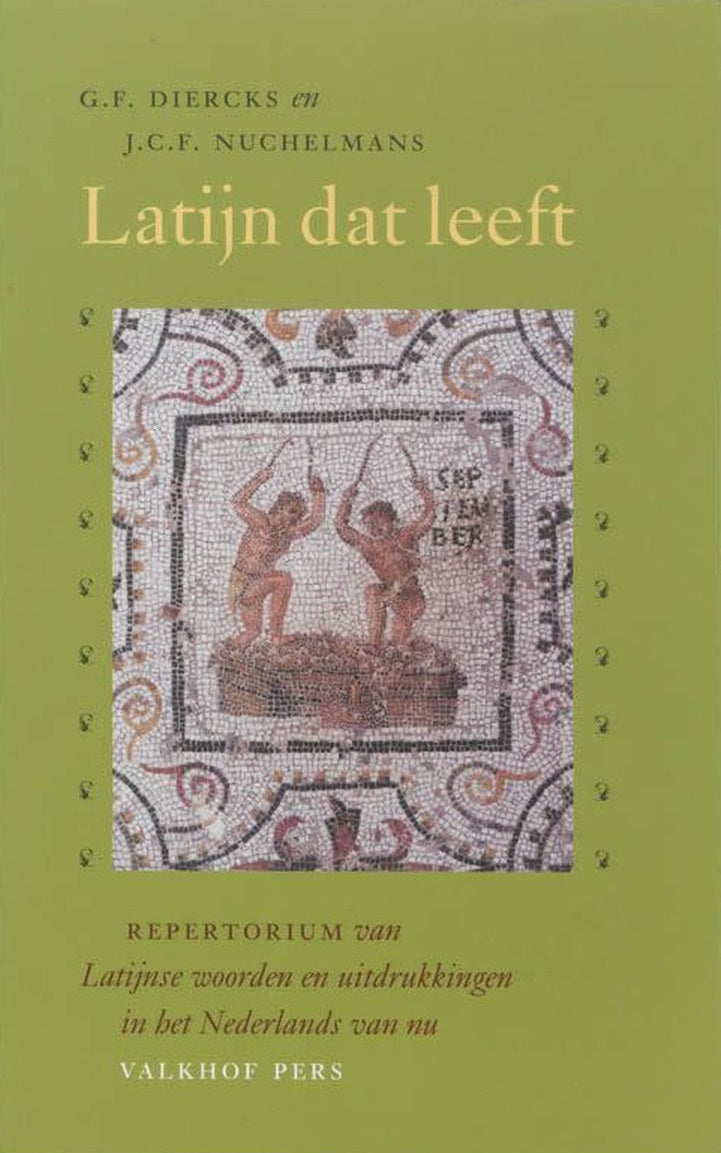 Omslag van Latijn dat leeft / repertorium van Latijnse woorden en uitdrukkingen in het Nederlands van nu, tweedehands boek bij Boekhandel Bloks