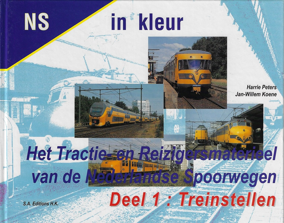Omslag van Het Tractie- en Reizigersmaterieel van de Nederlandse Spoorwegen, tweedehands boek bij Boekhandel Bloks