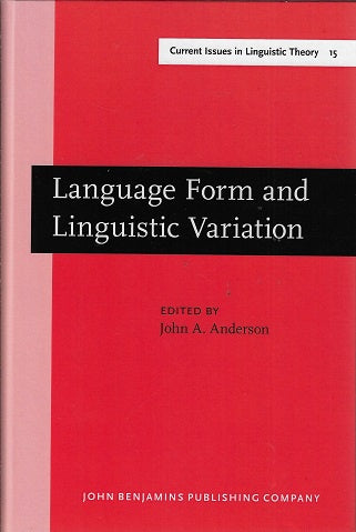 Omslag van Language form and linguistic variation, tweedehands boek bij Boekhandel Bloks