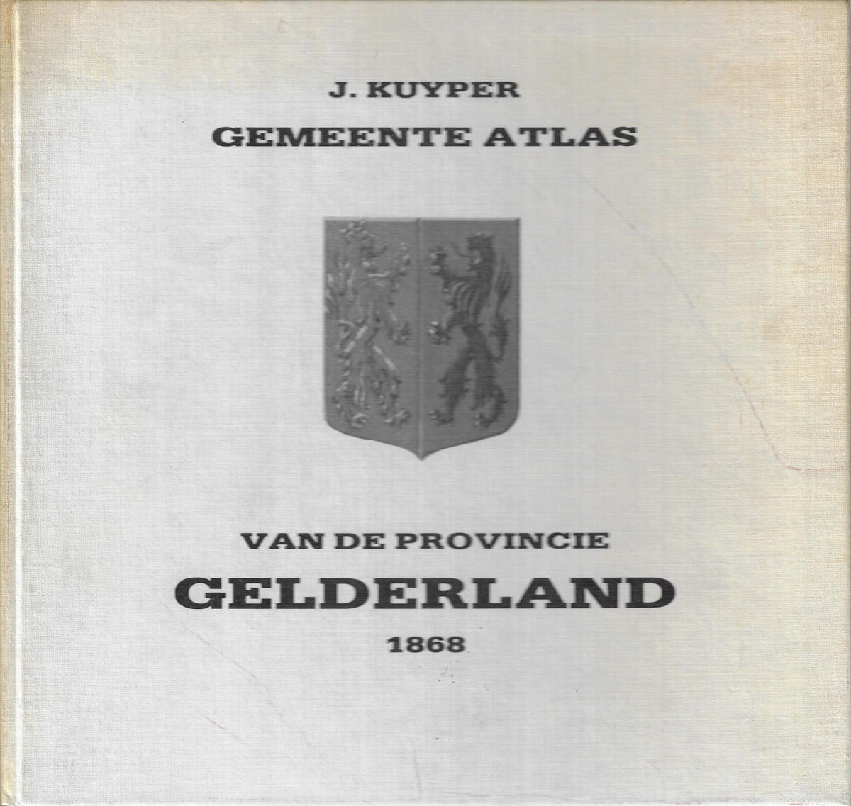 Omslag van Gemeente Atlas van de provincie Gelderland, tweedehands boek bij Boekhandel Bloks