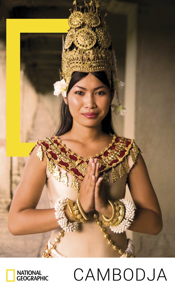 Omslag van National Geographic Reisgids - Cambodja door National Geographic Reisgids, tweedehands boek bij Boekhandel Bloks