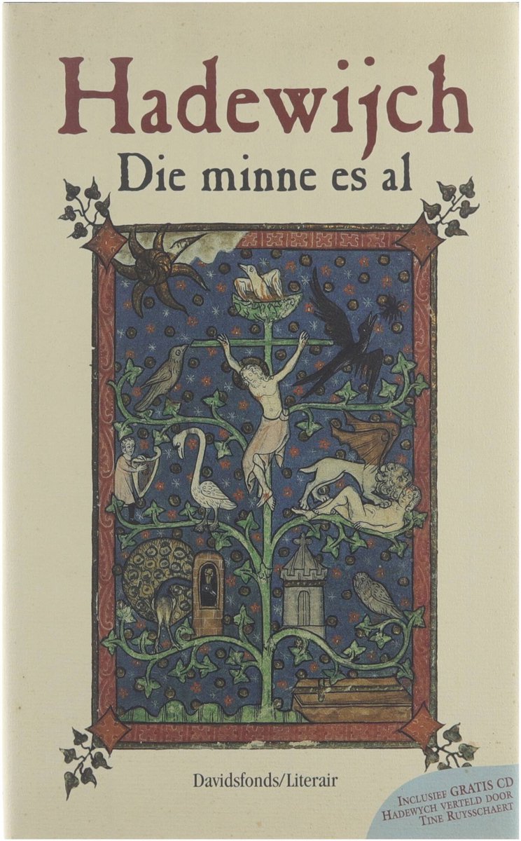 Omslag van Hadewijch, die minne es al (incl. CD) door Hadewijch, tweedehands boek bij Boekhandel Bloks
