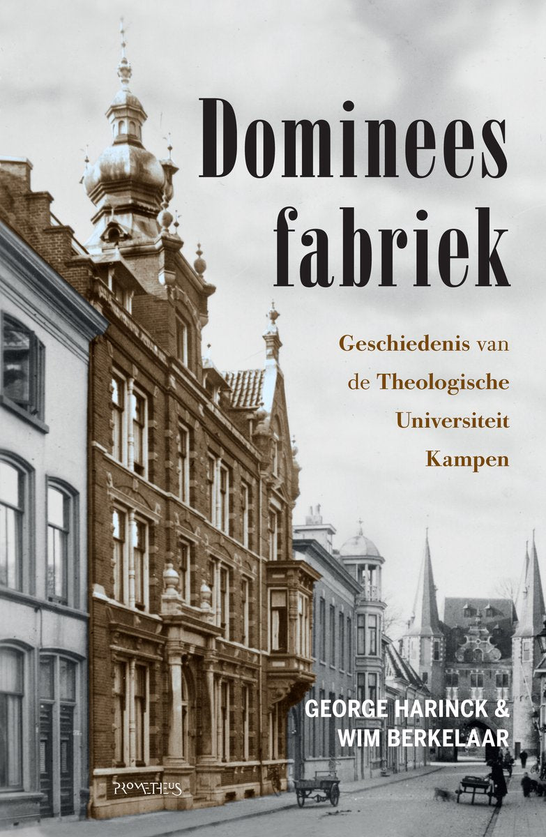 Omslag van Domineesfabriek door George Harinck, tweedehands boek bij Boekhandel Bloks
