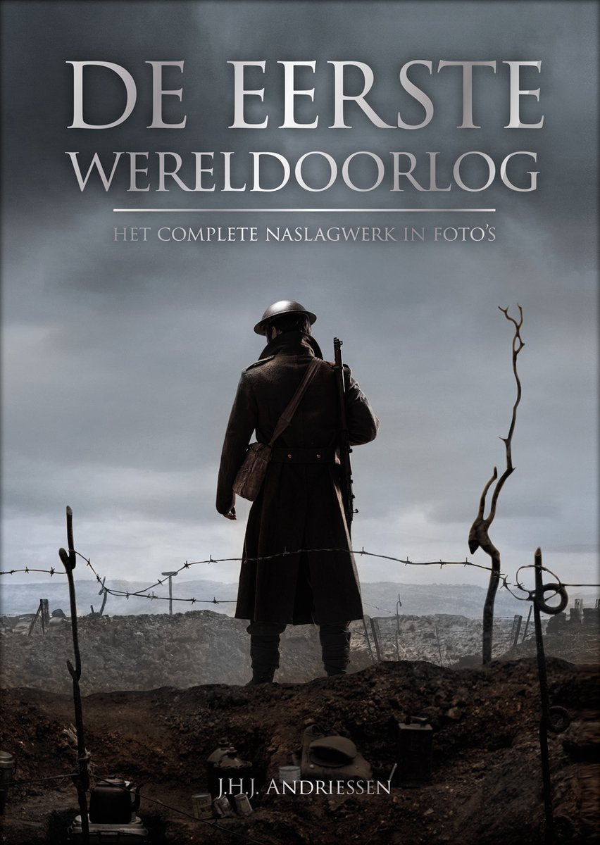 Omslag van De Eerste Wereldoorlog door J.H.J. Andriessen, tweedehands boek bij Boekhandel Bloks