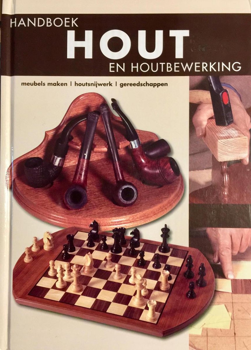 Omslag van Handboek hout en houtbewerking door Rebo Productions, tweedehands boek bij Boekhandel Bloks