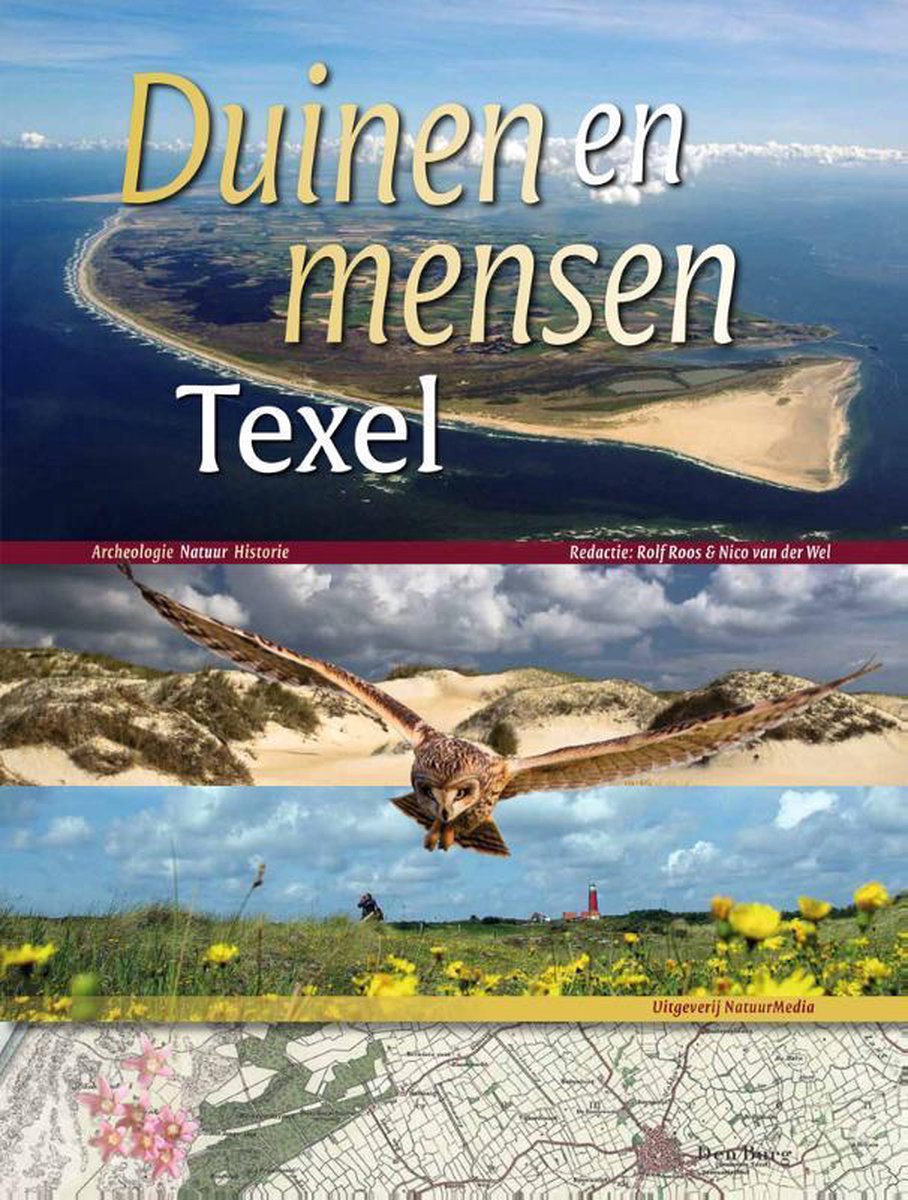 Omslag van Duinen en mensen - Duinen en mensen Texel door Rolf Roos, tweedehands boek bij Boekhandel Bloks