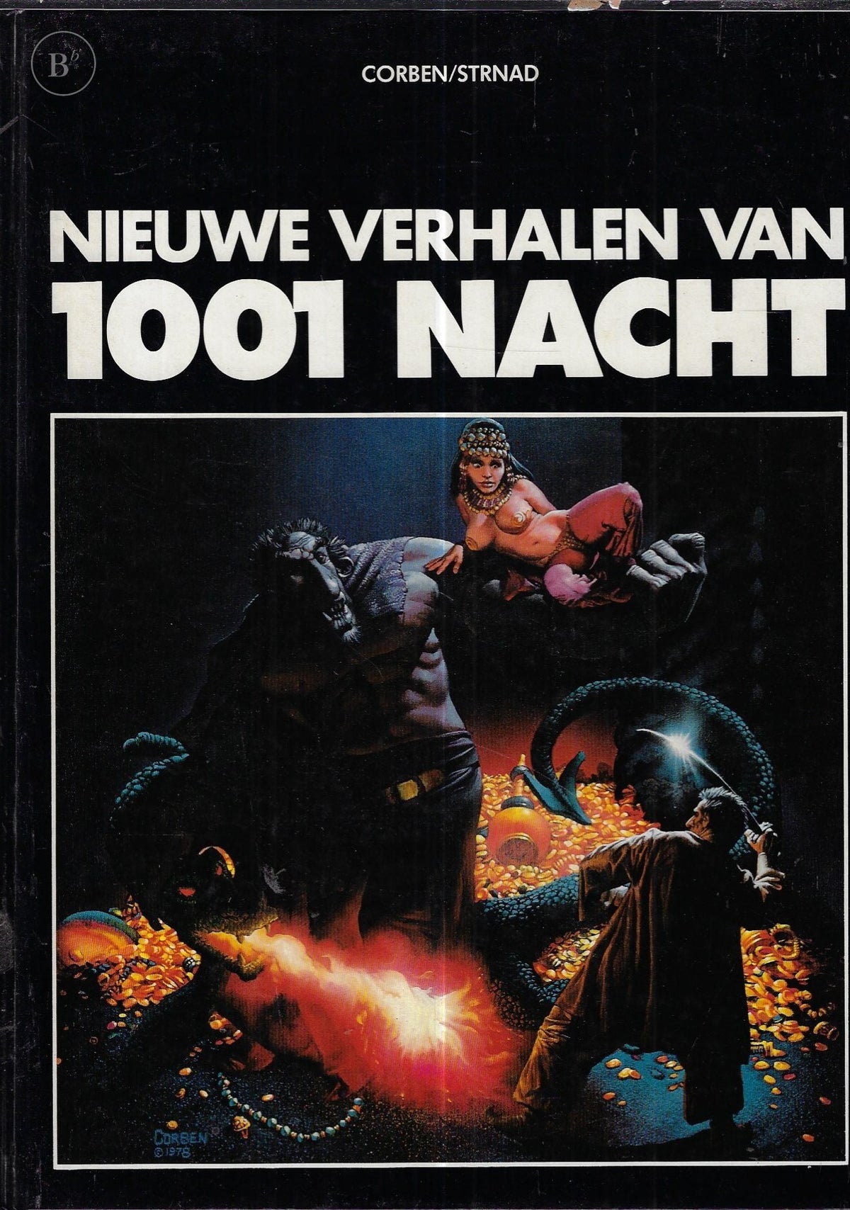 Omslag van Nieuwe verhalen van 1001 nacht door Corben/Strnad, tweedehands boek bij Boekhandel Bloks