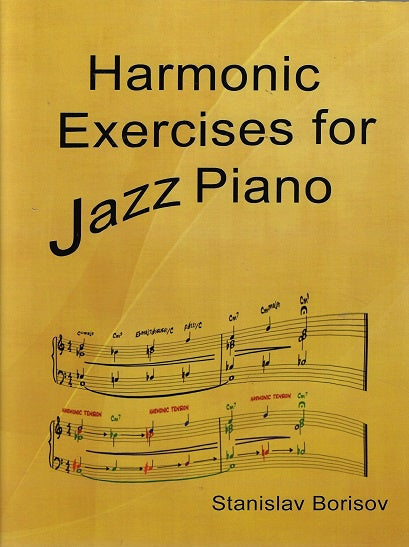 Omslag van Harmonic Exercises for Jazz Piano, tweedehands boek bij Boekhandel Bloks