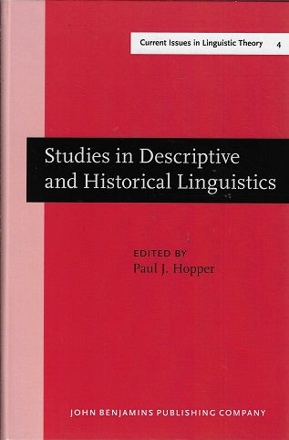Omslag van Studies in descriptive and historical linguistics, tweedehands boek bij Boekhandel Bloks