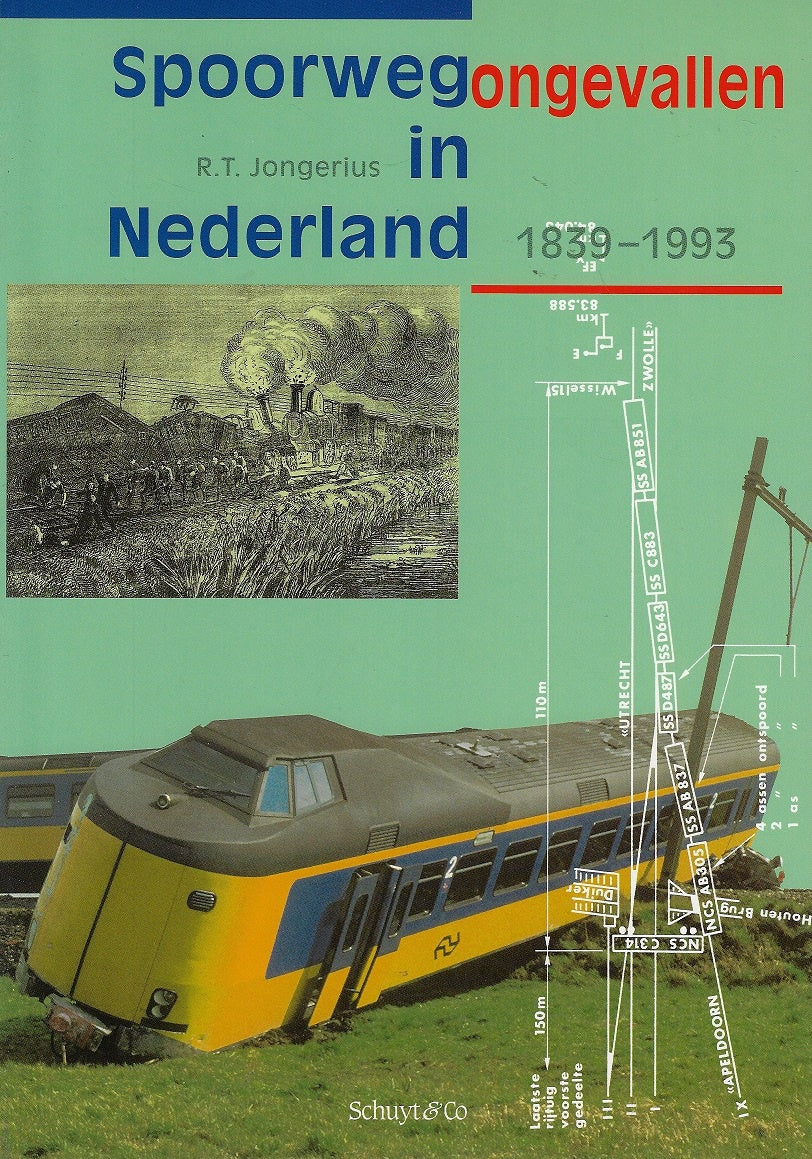 Omslag van Spoorwegongevallen in Nederland, tweedehands boek bij Boekhandel Bloks
