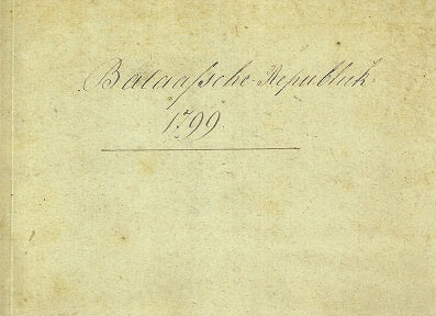 Omslag van Atlas der Bataafsche Republiek, tweedehands boek bij Boekhandel Bloks