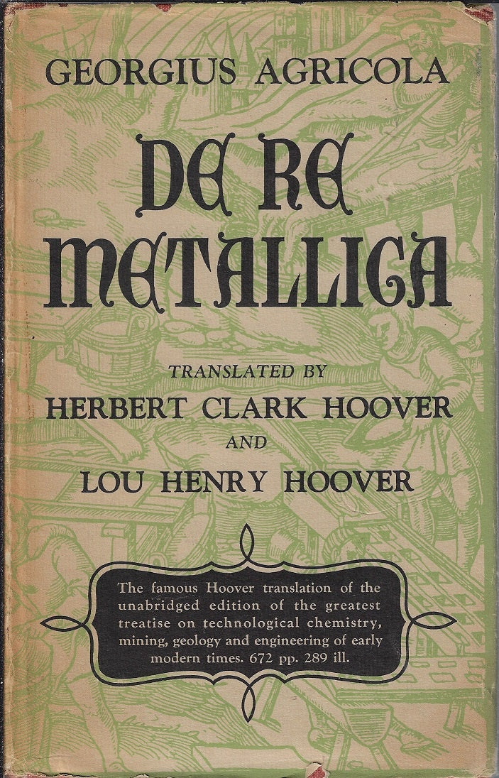 Omslag van De Re Metallica, tweedehands boek bij Boekhandel Bloks