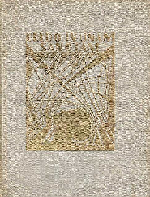 Omslag van Credo in unam Sanctam door Van Ginneken, tweedehands boek bij Boekhandel Bloks