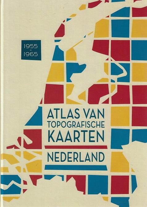 Omslag van Atlas van topografische kaarten Nederland, tweedehands boek bij Boekhandel Bloks