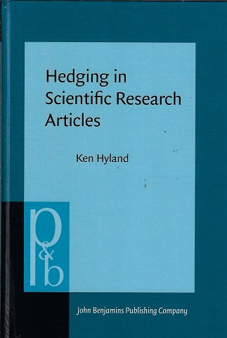 Omslag van Hedging in Scientific Research Articles, tweedehands boek bij Boekhandel Bloks