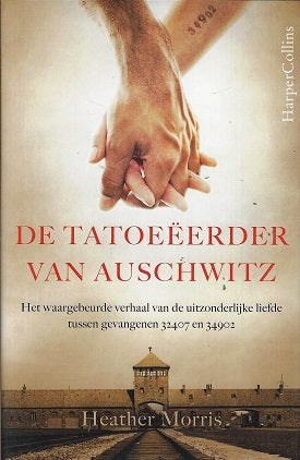 Omslag van De tatoeëerder van Auschwitz, tweedehands boek bij Boekhandel Bloks