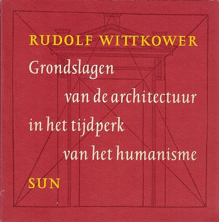 Omslag van Grondslagen van de architectuur in het tijdperk van het humanisme, tweedehands boek bij Boekhandel Bloks
