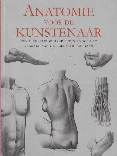 Omslag van Anatomie voor de kunstenaar door Rob de Ridder, tweedehands boek bij Boekhandel Bloks