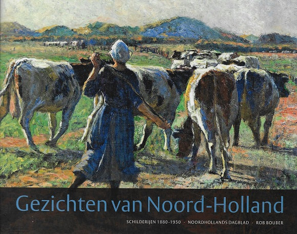 Omslag van Gezichten van Noord-Holland, tweedehands boek bij Boekhandel Bloks