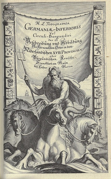 Omslag van Merian Burgund Niederlande 1659 door Bert van 't Hoff, tweedehands boek bij Boekhandel Bloks