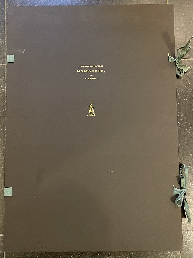 Omslag van Theoretisch en practisch molenboek (alleen de atlas), tweedehands boek bij Boekhandel Bloks
