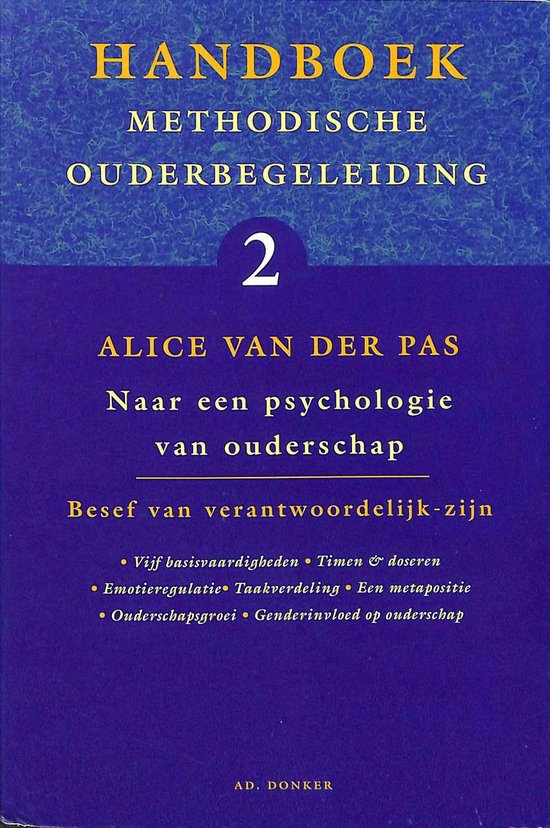 Omslag van Handboek methodische ouderbegeleiding 2 door A. van der, tweedehands boek bij Boekhandel Bloks
