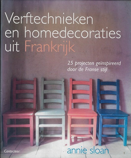 Omslag van Verftechnieken en homedecoraties uit Frankrijk, tweedehands boek bij Boekhandel Bloks