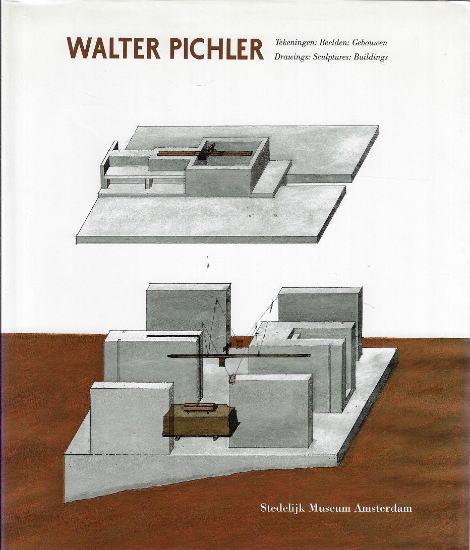 Omslag van Walter Pichler, drawings, sculptures, buildings door Rudolf Herman Fuchs, tweedehands boek bij Boekhandel Bloks