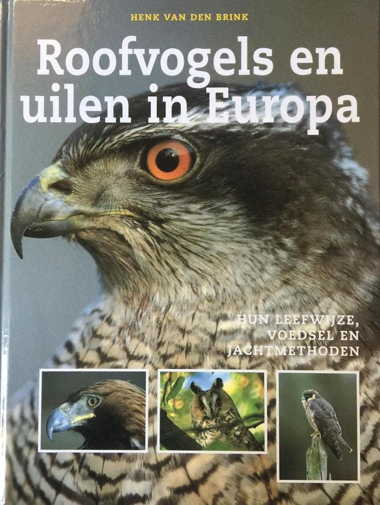 Omslag van Roofvogels en uilen in Europa door Hedwig van den, tweedehands boek bij Boekhandel Bloks