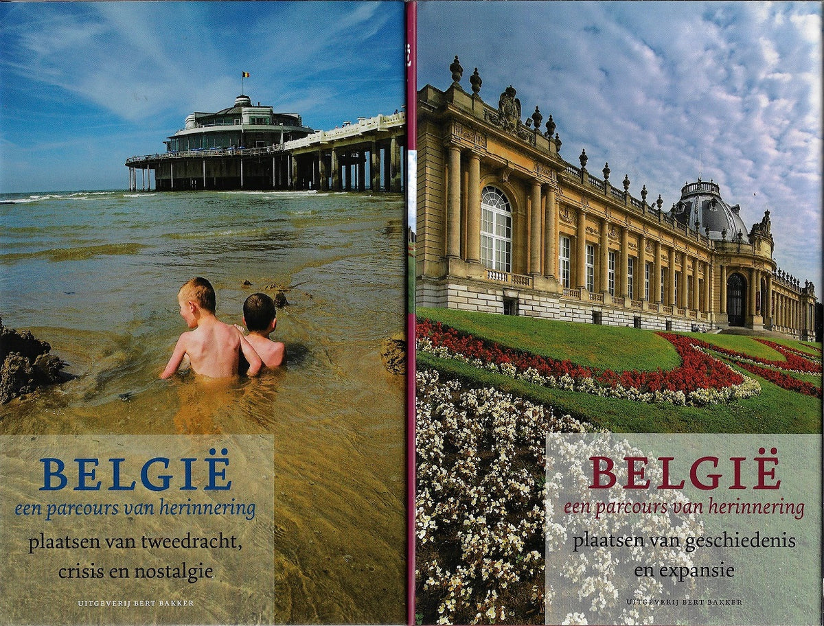 Omslag van Belgie, een parcours van herinnering deel I én II, tweedehands boek bij Boekhandel Bloks
