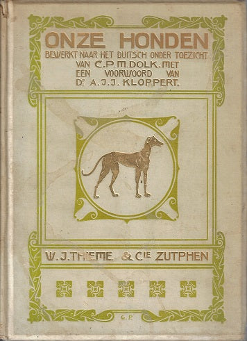 Omslag van Onze honden, tweedehands boek bij Boekhandel Bloks