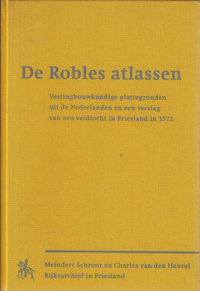Omslag van De Robles atlassen + map met 63 kaarten, tweedehands boek bij Boekhandel Bloks