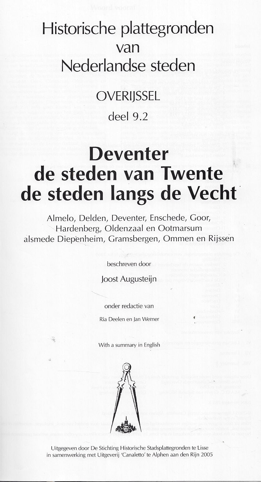 Omslag van 9.1 én 9.2 Overijssel (Noord-west Overijssel/ Deventer, de steden van Twente), tweedehands boek bij Boekhandel Bloks
